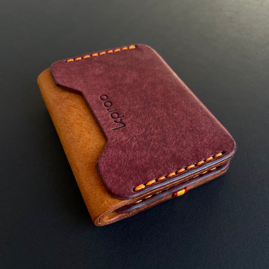 Cartera Portaplacas FORTIS | Edición MÁLAGA | Cuero Cosido a Mano – KPROO | CNP · GC · PL