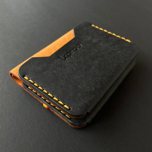 Cartera Portaplacas FORTIS | Edición VALENCIA | Cuero Cosido a Mano – KPROO | CNP · GC · PL