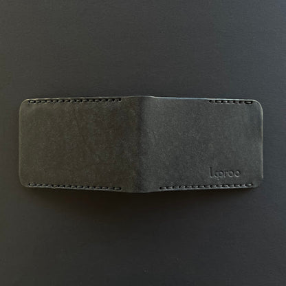 Cartera Portaplacas BASIC Guardia Civil Judicial | Edición Negra Hilo Negro | Cuero Cosido a Mano – KPROO