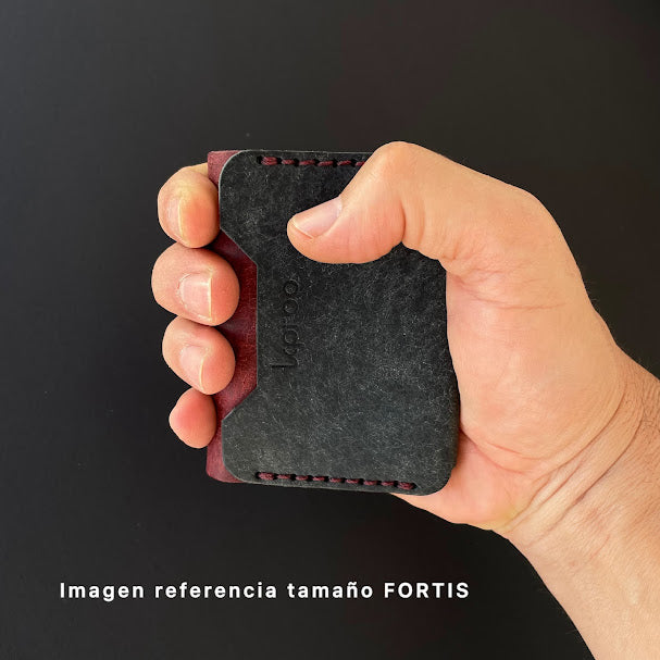 Cartera portaplacas policial personalizable el hueco para placa de Policia Nacional Guardia Civil y Policias locales Piel italiana cosida a mano