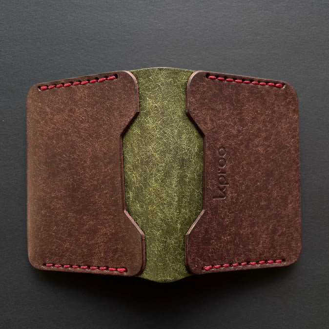 Cartera portaplacas policial personalizable el hueco para placa de Policia Nacional Guardia Civil y Policias locales Piel italiana cosida a mano