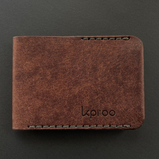 Cartera Portaplacas BASIC | Cuero Italiano Cosido a Mano | CNP · GC · PL – KPROO