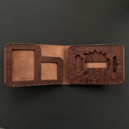 Cartera Portaplacas BASIC | Cuero Italiano Cosido a Mano | CNP · GC · PL – KPROO