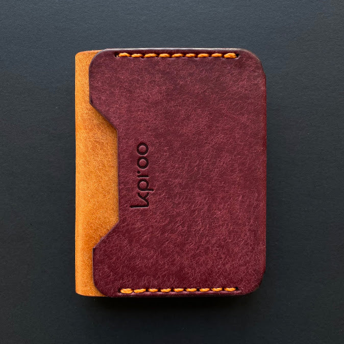 Cartera Portaplacas FORTIS | Edición MÁLAGA | Cuero Cosido a Mano – KPROO | CNP · GC · PL