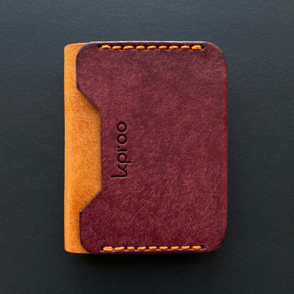 Cartera Portaplacas FORTIS | Edición MÁLAGA | Cuero Cosido a Mano – KPROO | CNP · GC · PL