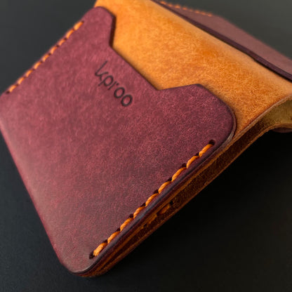 Cartera Portaplacas FORTIS | Edición MÁLAGA | Cuero Cosido a Mano – KPROO | CNP · GC · PL