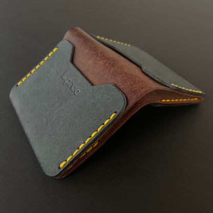 Cartera Portaplacas FORTIS | Edición SEVILLA | Cuero Cosido a Mano – KPROO | CNP · GC · PL