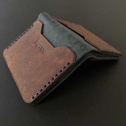 Cartera Portaplacas FORTIS | Edición CANTABRIA | Cuero Cosido a Mano – KPROO | CNP · GC · PL